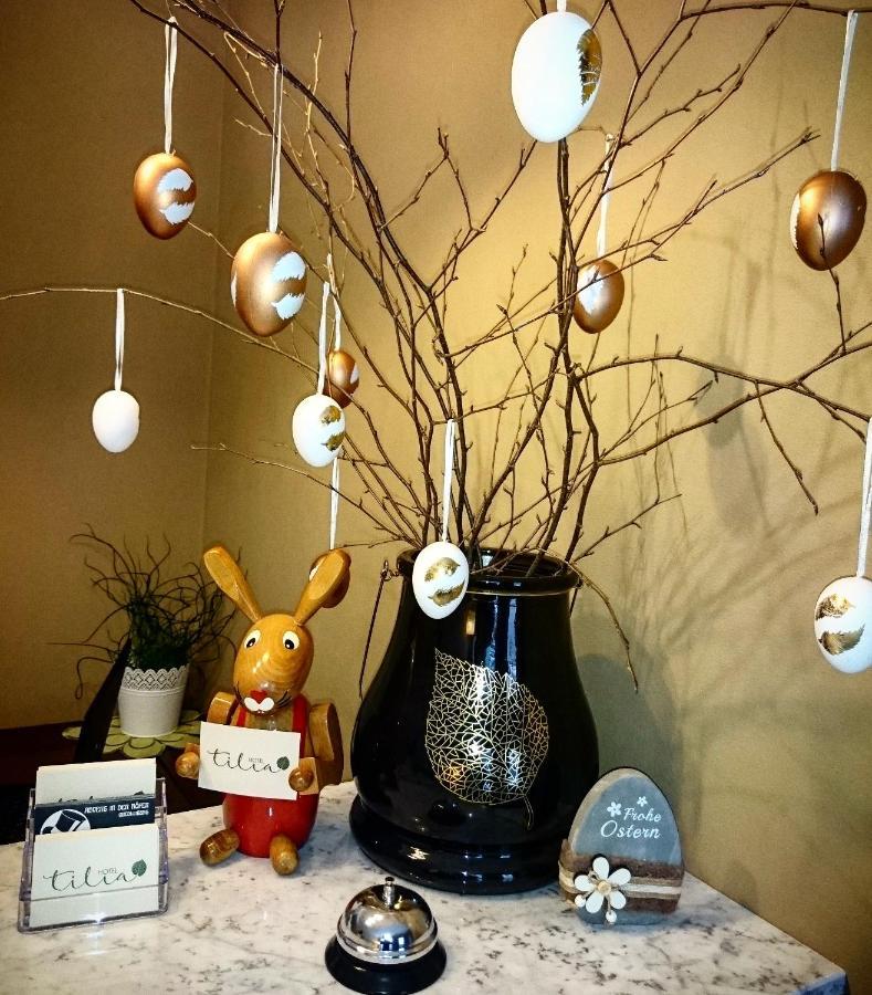 Hotel Garni Tilia クヴェードリンブルク エクステリア 写真